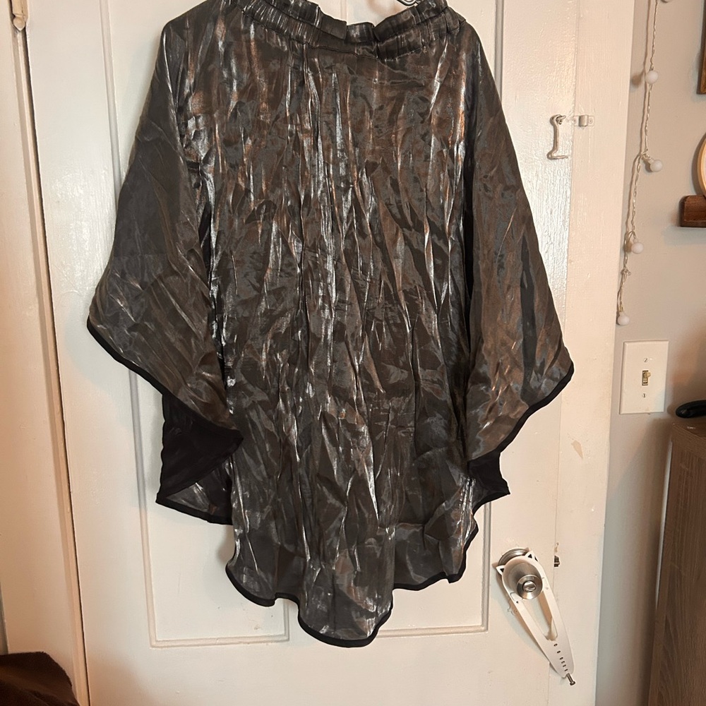 Moresca khadija blouse black and sliver - Picture 3 of 5